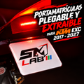 PORTAMATRICULAS PLEGABLE/EXTRAIBLE KTM