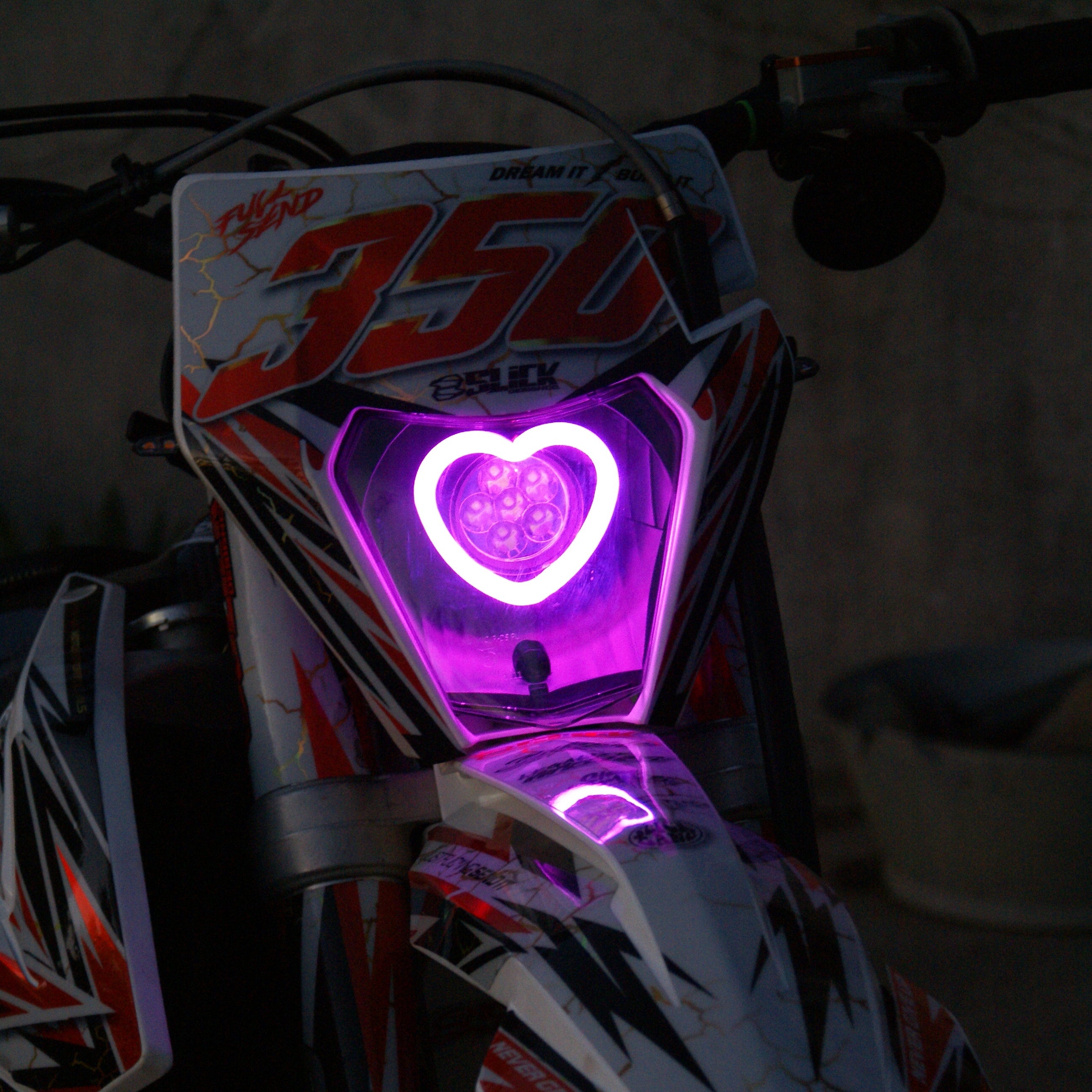 KTM HEART HEADLIGHT