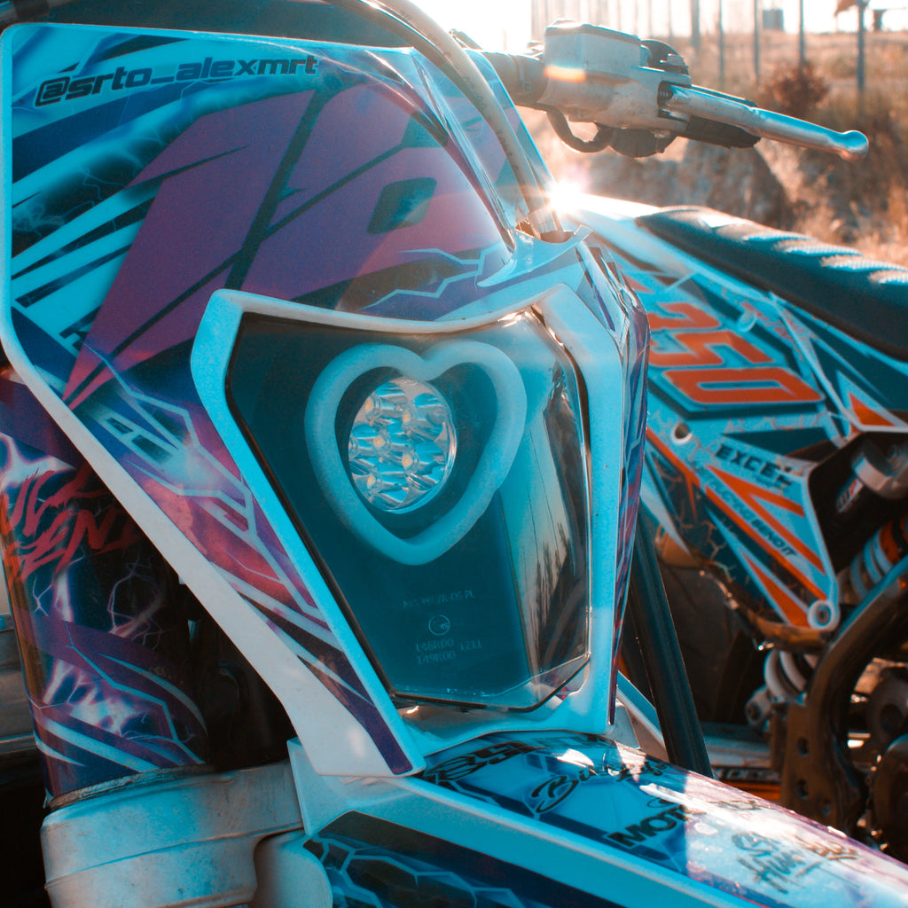 KTM HEART HEADLIGHT