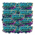 PACK 8 PEGATINAS BIKELIFE SUPERMOTO