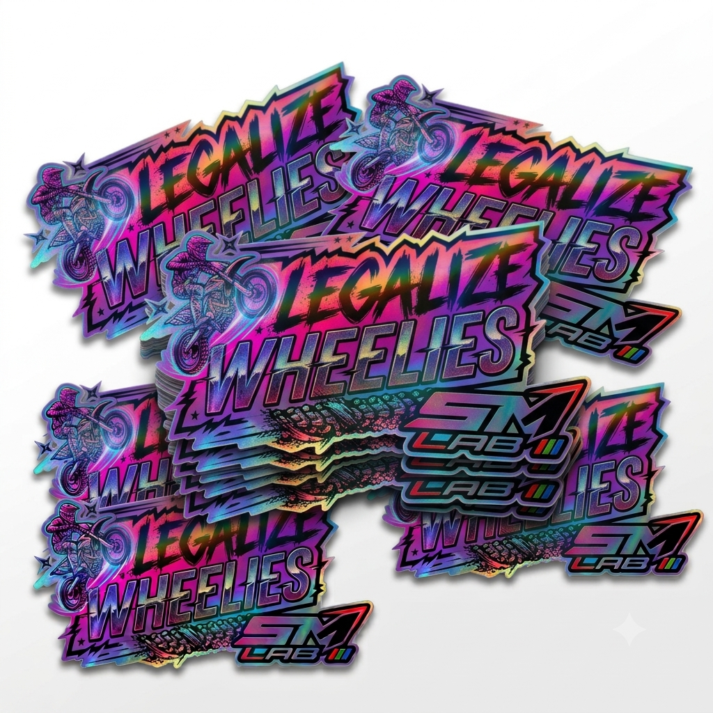 PACK 8 PEGATINAS LEGALIZE WHEELIES