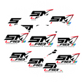 PACK 10 PEGATINAS SMLAB